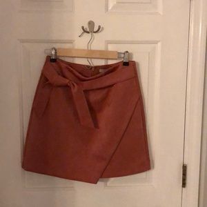 LOFT Suede Mini Skirt